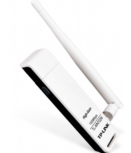 Adaptador Usb Inalámbrico De Alta Ganancia Tp-link Tl-wn722n