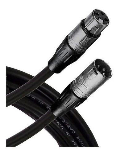 Imagen 1 de 10 de Cable Rapco Xlr Canon Para Micrófono 1mts Ficha Neutrik