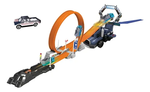 Rampa 360° Pista Extrema Con Lanzador Carreras Container