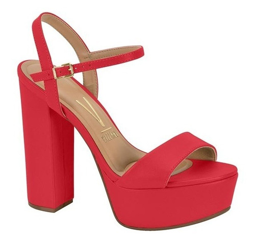 Sandalias Vizzano Pulsera Taco 13 Cm 6282 455 Rojo  Natshoes