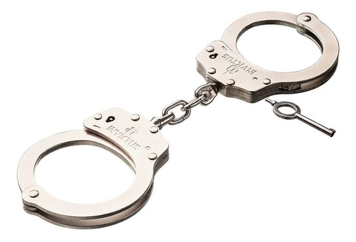 Algemas Policial Profissional Aço Carbono- Invictus Cor Prateado