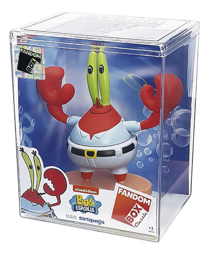 Fandom Box Seu Siriguejo Boneco Colecionável Bob Esponja
