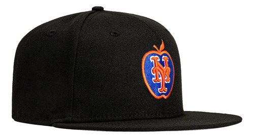 Gorra New Era New York Mets 59fifty Plana Manzana Negro