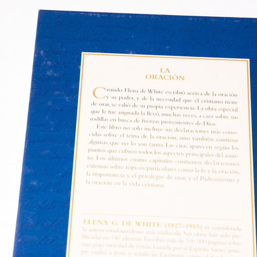 Imagen 5 de 7 de La Oración Td - Azul - Editorial Aces