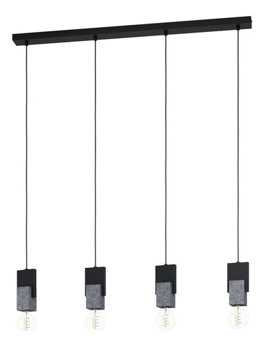Eglo Lobatia Lámpara Colgante Cod.99532 Color Negro