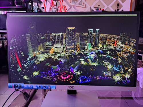 Monitor De Computadora Aoc Led 23 Con Corneta Audio Sonido