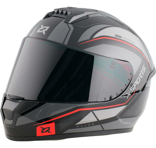 Casco Xsports M63 Broker Deportivo Mate-omi