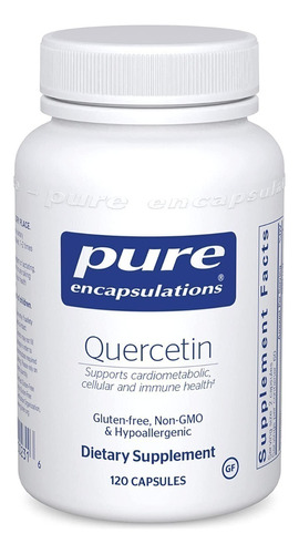 Quercetina 120 Caps Con Bioflavon, Pure Encapsulations,