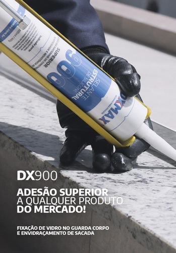 Imagem 1 de 2 de Silicone Estrutural Dx900 - 30uni - 300ml/410g