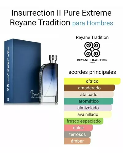 Perfume Insurrection Ii Pure Extreme Reyane Tradicion Edp100