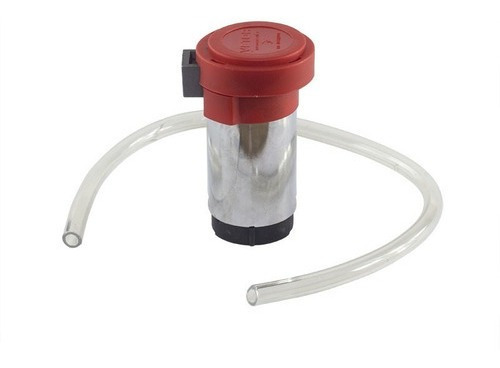 Imagem 2 de 4 de Buzina Maritima Corneta Cromada + Compressor Vw Fusca