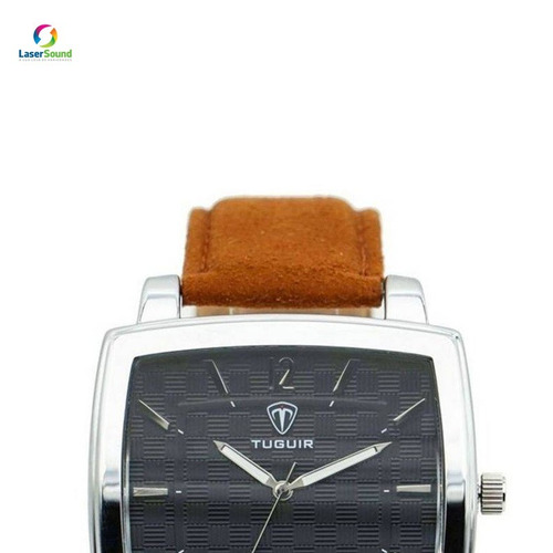 Relógio Masculino Tuguir 5436g Marrom C/ Garantia E Nf