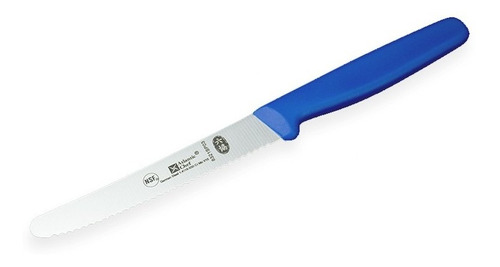 Cuchillo Utilitario Punta Redonda 11 Cm. Azul