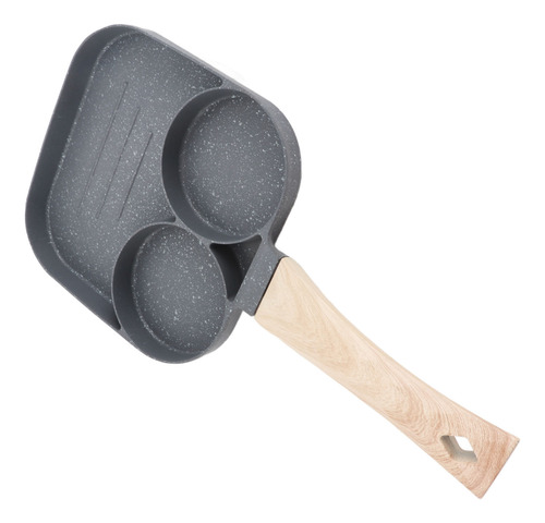 Sartén Para Hacer Tortitas Con Huevo, 2 Tazas Redondas Y 3 S