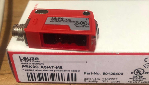Fotocelda Leuze Prk3c.a3/4t-m8 50129403 (Usado)
