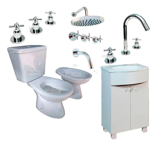 Inodoro Depos Bidet Griferia Aqualaf Vanitory Roca Italiana 