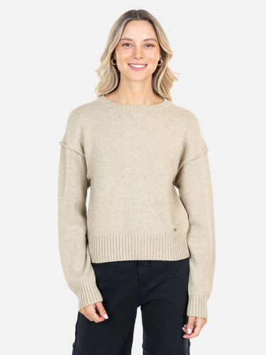 Sweater Kar Beige Mujer Maui And Sons