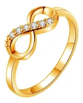 Comprar Anillos Infinity De Cristal De Circonia Cúbica - Unisex
