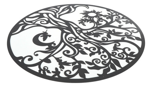 Arte De Pared De Metal Para Colgar Con Forma De Árbol De La