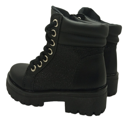 Imagen 3 de 3 de Borcego Niña Mininas M511 Cordón Brillos