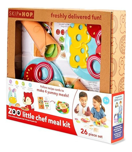 Zoo Little Chef Meal Kit  Com 26 Peças Original - Skip Hop