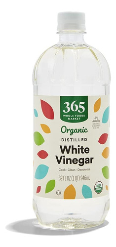 Vinagre Blanco Orgánico Destilado, 32 Oz Mercadolibre