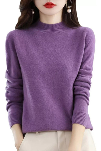 Women's Sweater Cashmere Turtleneck 100% Winter Merino Wool