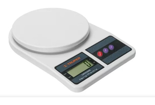 Balanza Digital Para Cocina Plato Plástico Desde 1g A 10kg