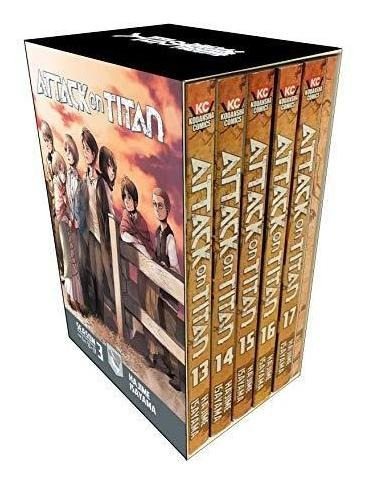 Attack On Titan Season 3 Part 1 Manga Box Set (libro En Ingl