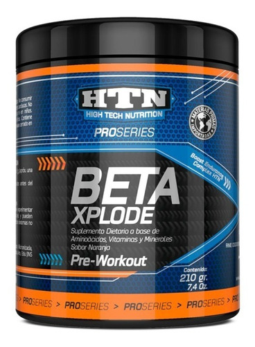 Beta Xplode Pre Workout 210 G Htn Pro Series Pre Entreno
