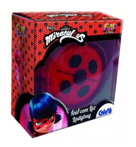 Yoyo Ladybug Miraculous con Light Lady Bug Ioio