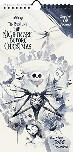 2022 Disney Nightmare Before Christmas Mini Poster.., De Trends International. Editorial Trends International Calendars En Inglés