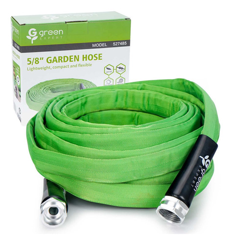 Green Expert Manguera De Jardin Plana Adaptadores De Metal P