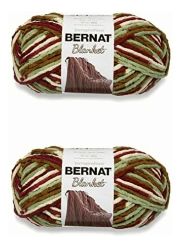 Bernat Blanket Plum Fields Yarn Paquete De 2 300 G/10.5 Oz