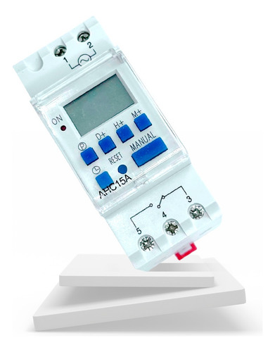 Temporizador Digital Timer Programador 220v 16a Trilho Din