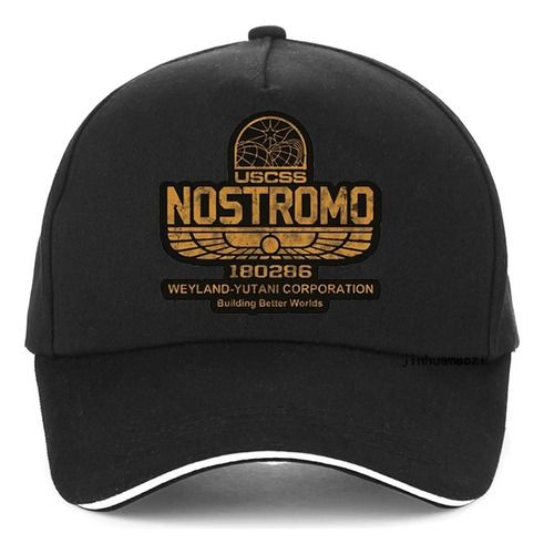 Gorra De Béisbol Con El Logotipo Dorado De Nostromo