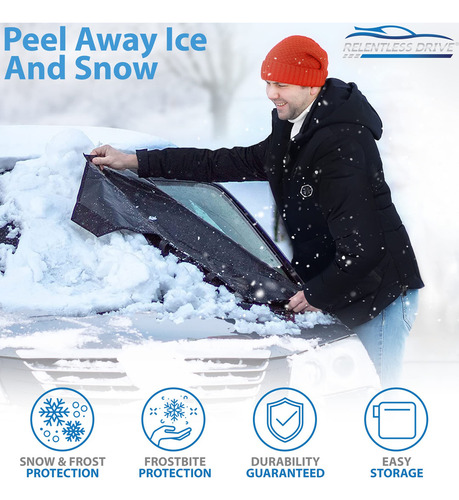 Kit De Funda De Parabrisas Para Coche Para Hielo Y Nieve Inc
