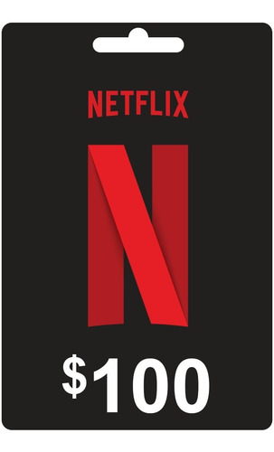 Tarjeta Regalo Netflix Inmediata Gift Card De $100 Película