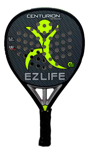 Paleta Padel Pala Ez Life Centurion Fibra De Vidrio Color Amarillo