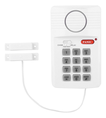 Sistema De Alarma De La Puerta Del Teclado De Seguridad Para 0