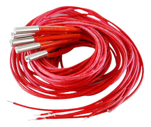 5pcs Tubo De Aquecimento Reprap 6*20mm 24v 40w Aquecedor De