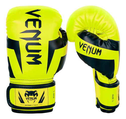 Venum Guantes De Boxeo Elite Para Niños, Color Amarillo Ne.