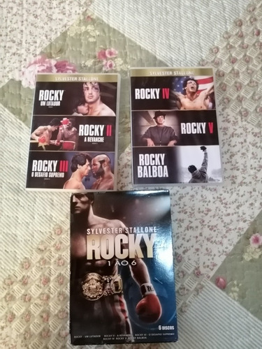 Saga Rocky 1 Al 5,version Portuguesa En Dvd