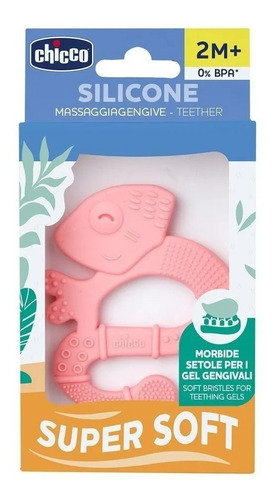 Imagen 2 de 4 de Mordillo Chicco Super Soft 2m+ Iguana Rosa 281101
