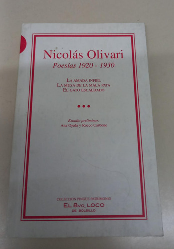 Poesias 1920 - 1930 * Olivari Nicolas