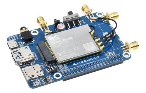 Sombrero Sim8202g-m2 5g B Para Raspberry Pi