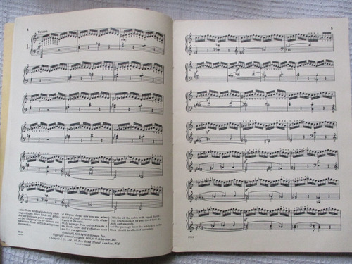 Imagen 2 de 5 de Partitura Muzio Clementi - Gradus Ad Parnassum, Schirmer's