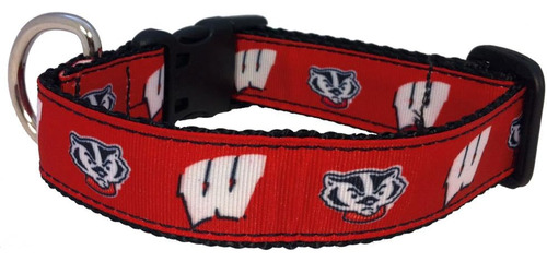 Ncaa Wisconsin Badgers Collegiate Dog Collar (grande)