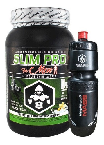 Slim Pro + Shaker Proteína Adelgazante Para Hombre