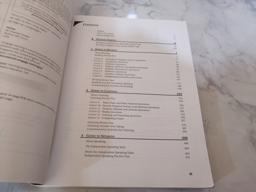 Libro. The Complete Guiede To The Toefl Test (Usado)